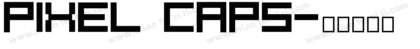 Pixel Caps字体转换